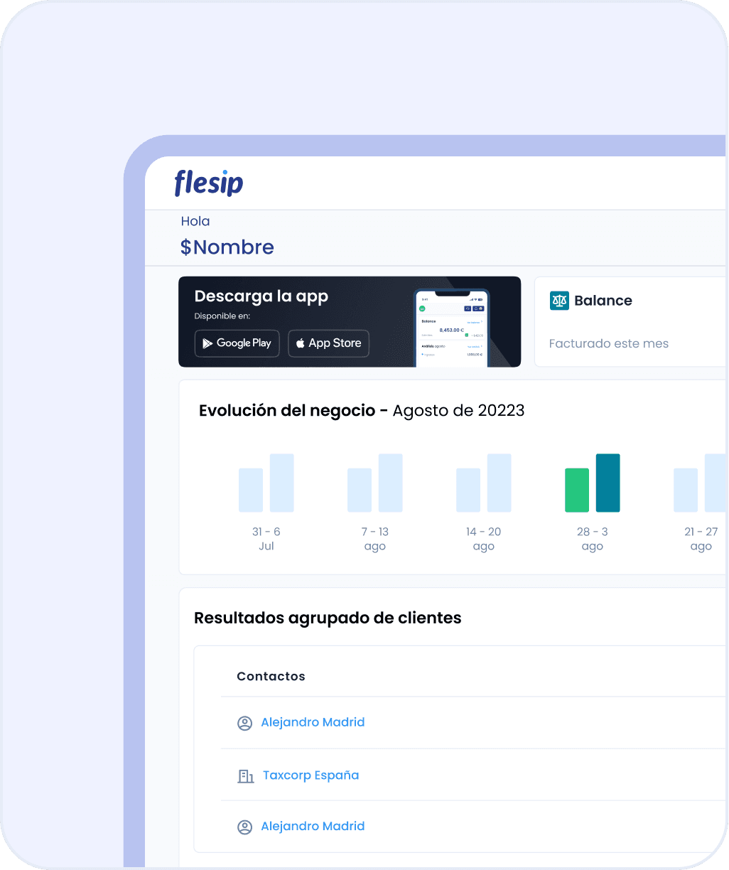 interfaz única